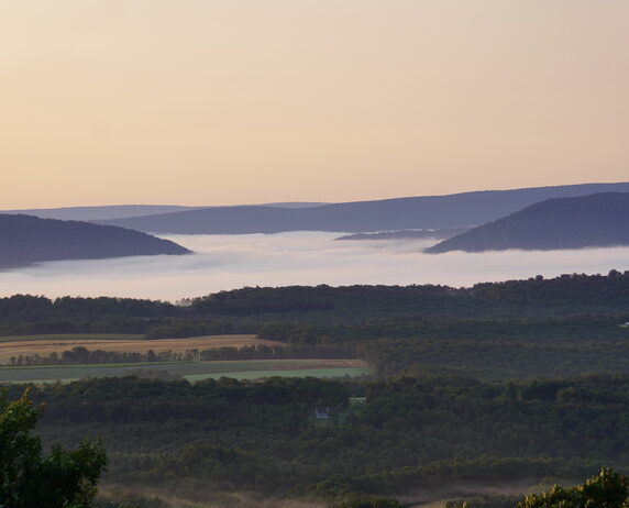 sunrise over GAPCO trail