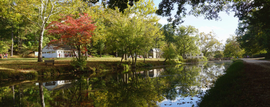 Great Falls canal and visitor center