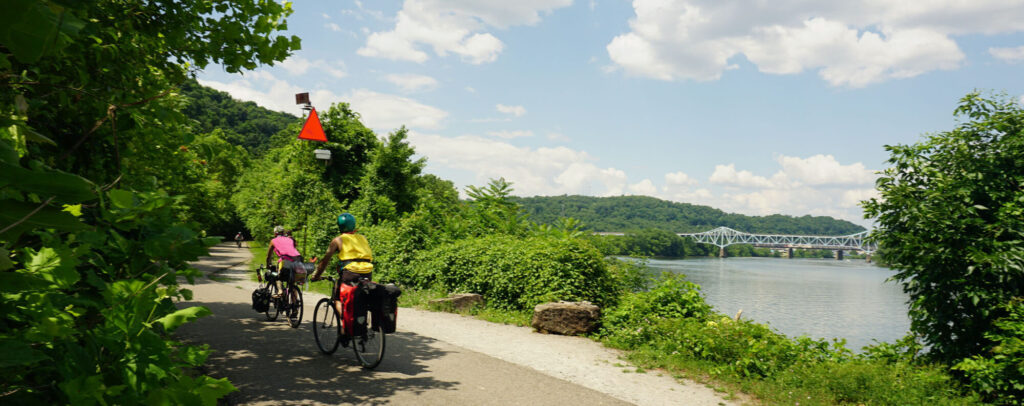 Rider on GAP near Pittsburgh