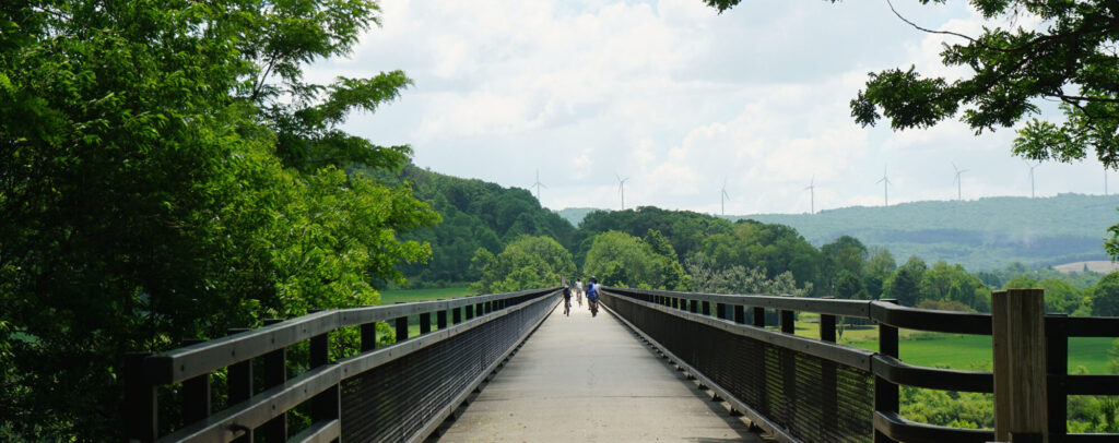 Riders on Salisbury Viaduct