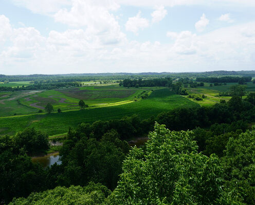 Scenic view from the Katy Trail